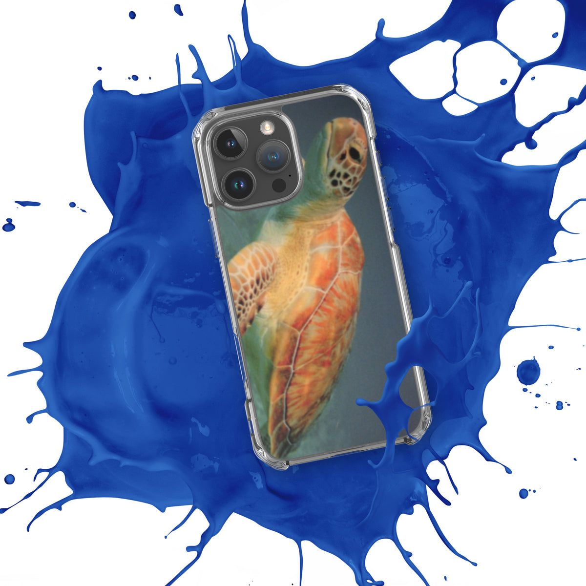 Clear Sea Turtle Case for iPhone® 16 Plus, Pro and Pro Max - Snugoma