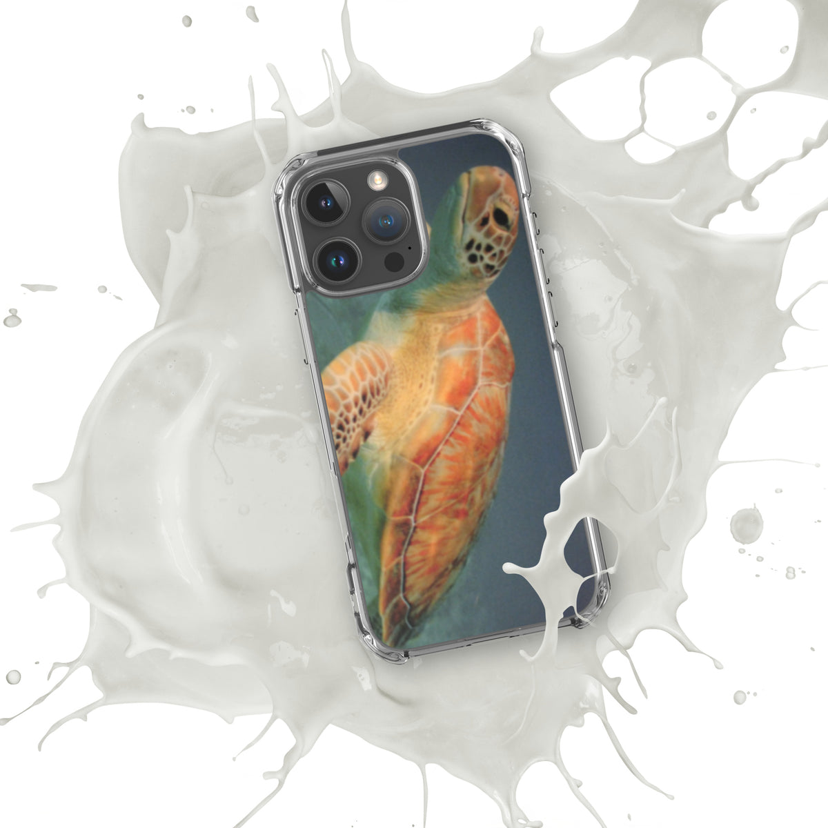 Clear Sea Turtle Case for iPhone® 16 Plus, Pro and Pro Max - Snugoma