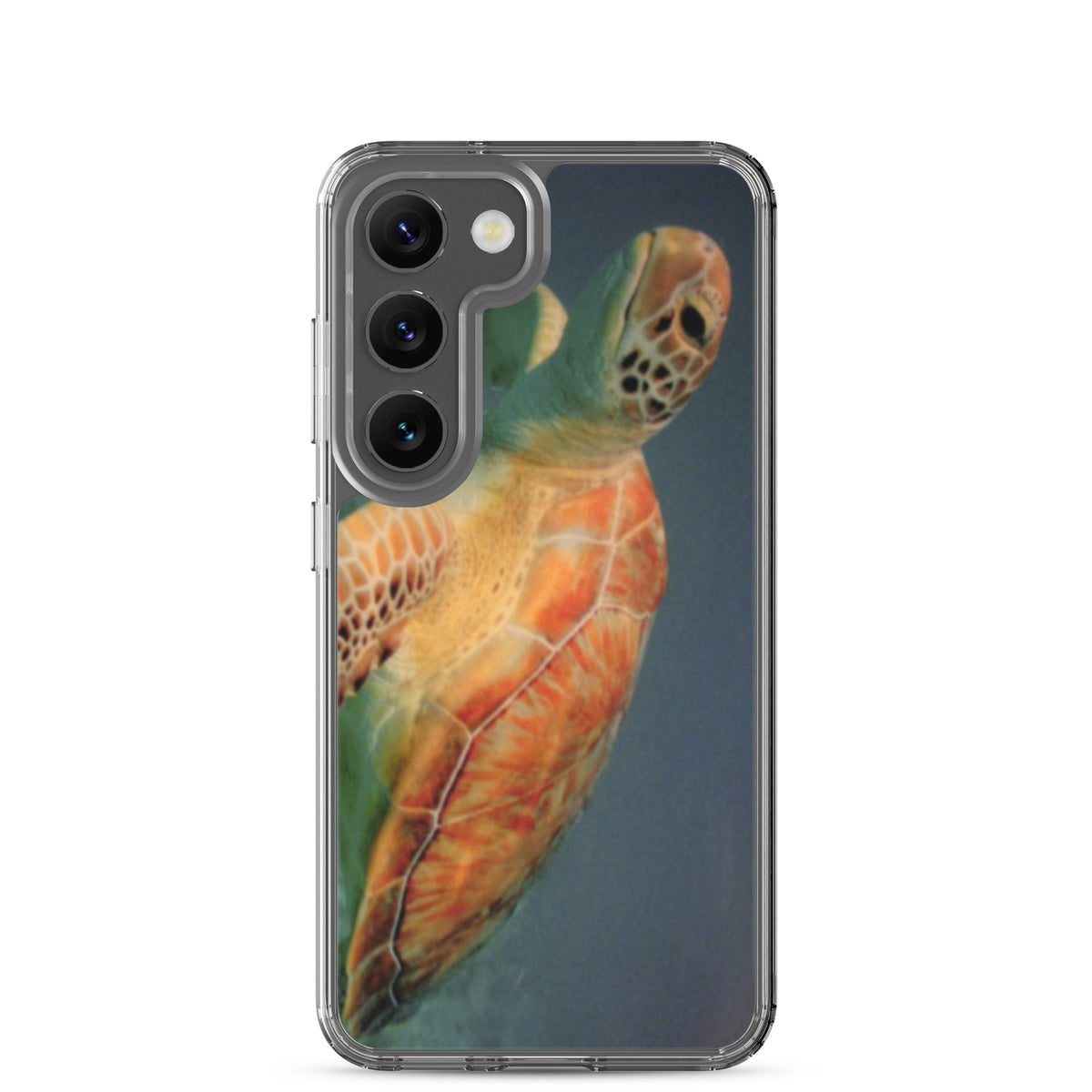 Sea Turtle Clear Case for Samsung® Galaxy S23, S23 Plus and S23 Ultra - Snugoma