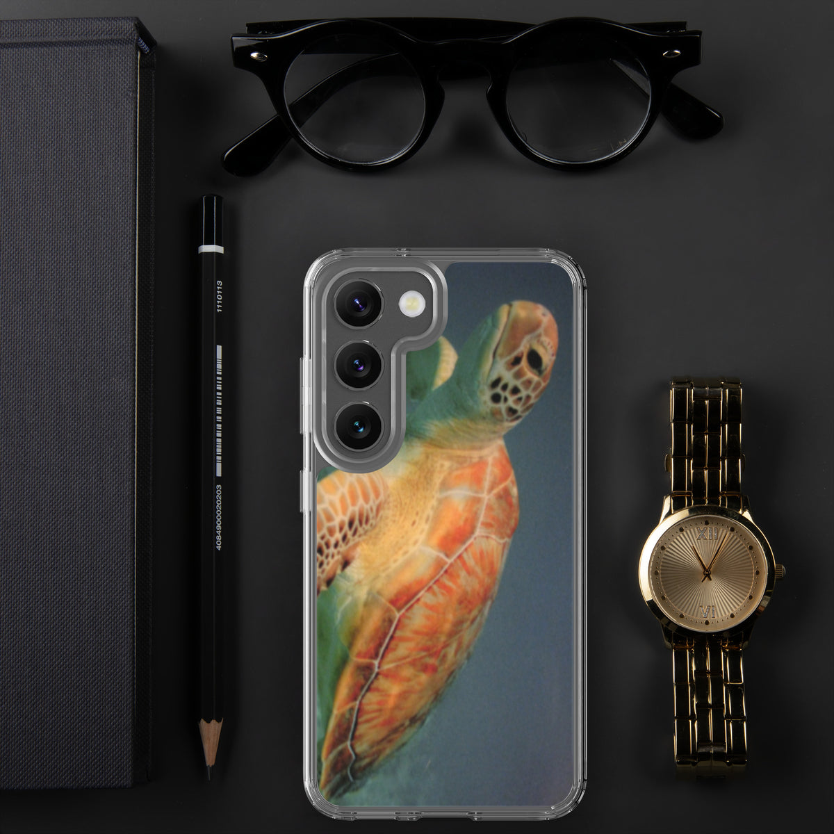 Sea Turtle Clear Case for Samsung® Galaxy S23, S23 Plus and S23 Ultra - Snugoma