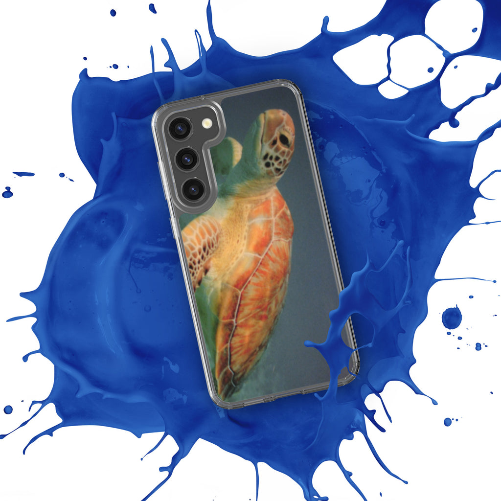 Sea Turtle Clear Case for Samsung® Galaxy S23, S23 Plus and S23 Ultra - Snugoma