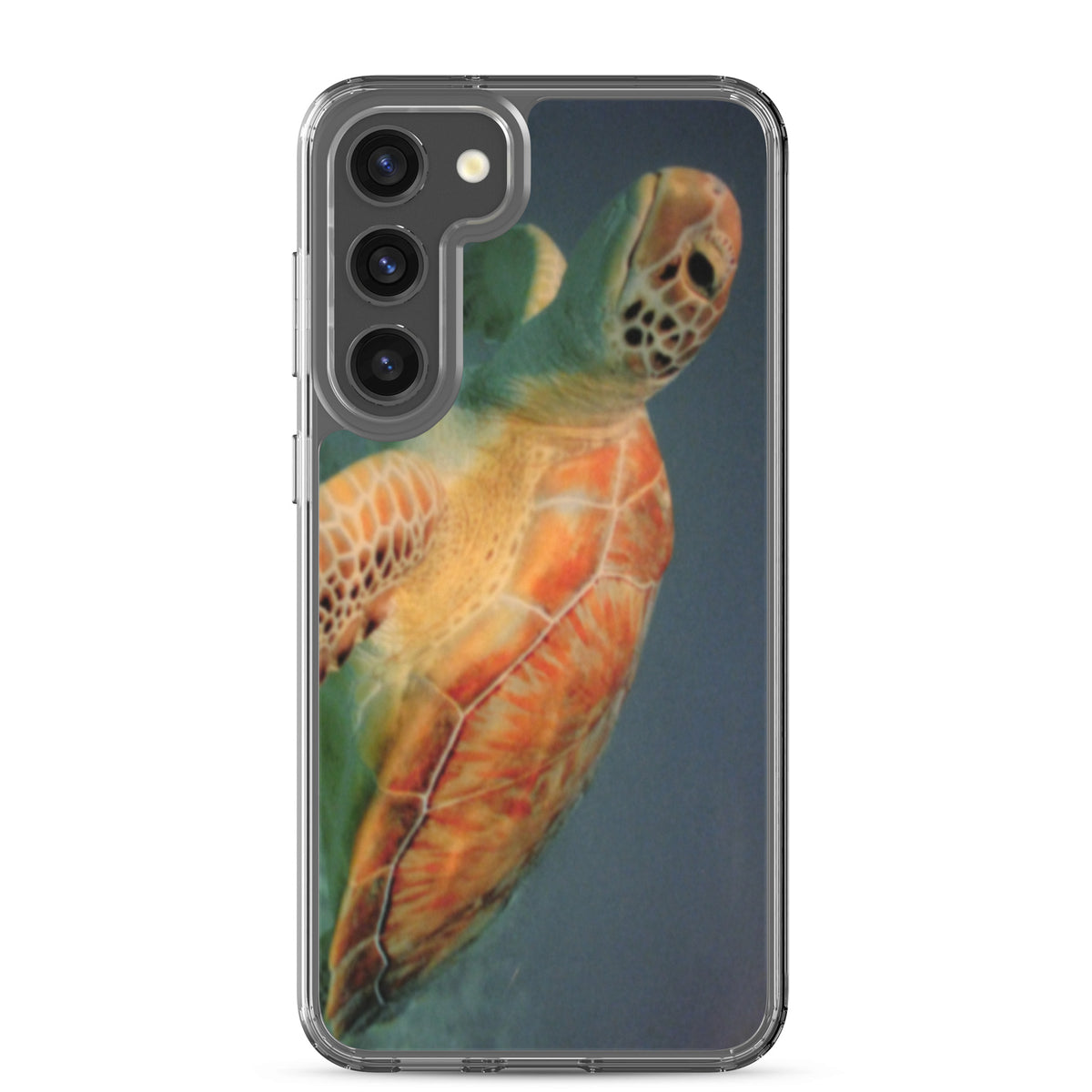 Sea Turtle Clear Case for Samsung® Galaxy S23, S23 Plus and S23 Ultra - Snugoma
