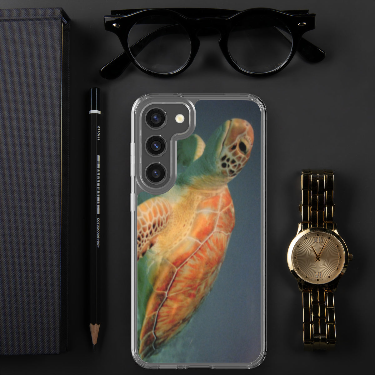 Sea Turtle Clear Case for Samsung® Galaxy S23, S23 Plus and S23 Ultra - Snugoma