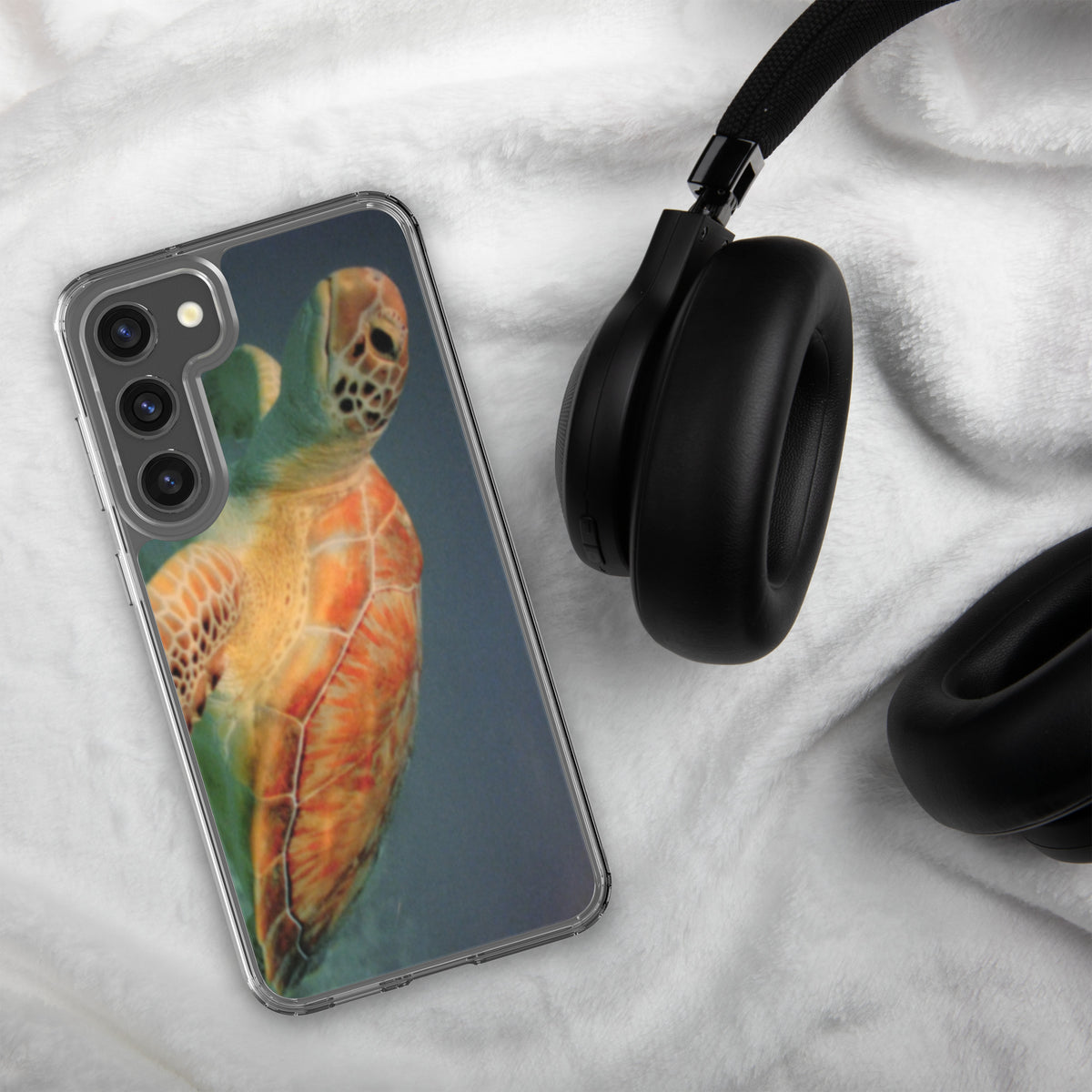Sea Turtle Clear Case for Samsung® Galaxy S23, S23 Plus and S23 Ultra - Snugoma