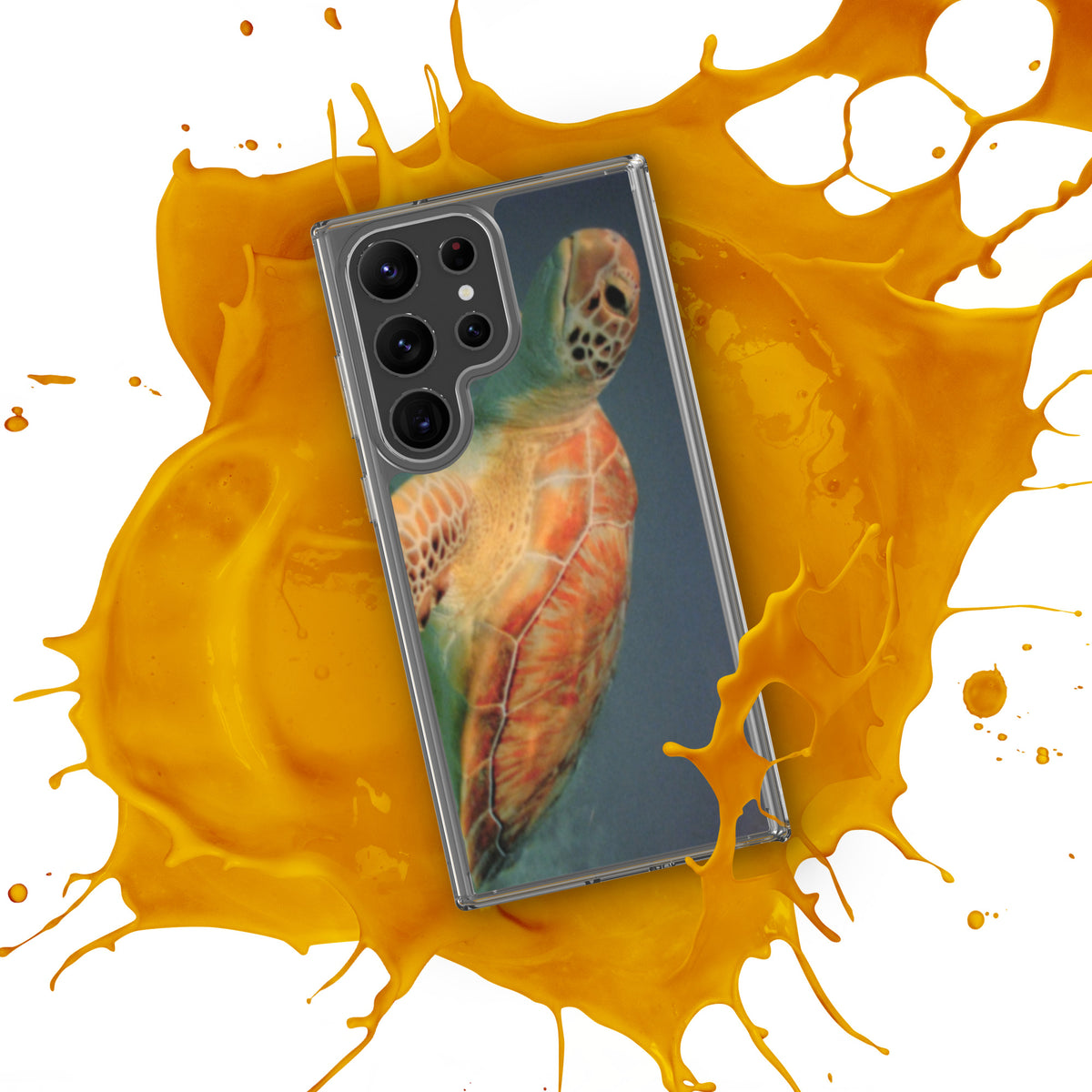 Sea Turtle Clear Case for Samsung® Galaxy S23, S23 Plus and S23 Ultra - Snugoma