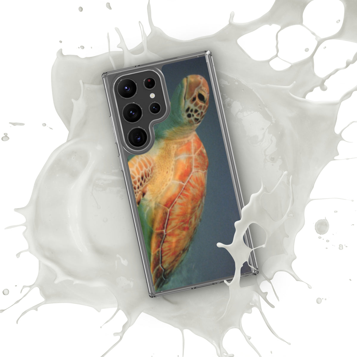 Sea Turtle Clear Case for Samsung® Galaxy S23, S23 Plus and S23 Ultra - Snugoma