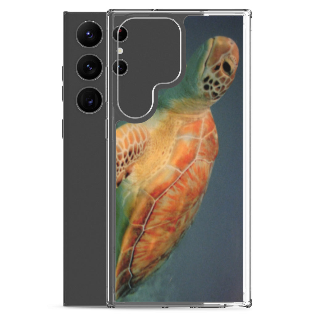 Sea Turtle Clear Case for Samsung® Galaxy S23, S23 Plus and S23 Ultra - Snugoma