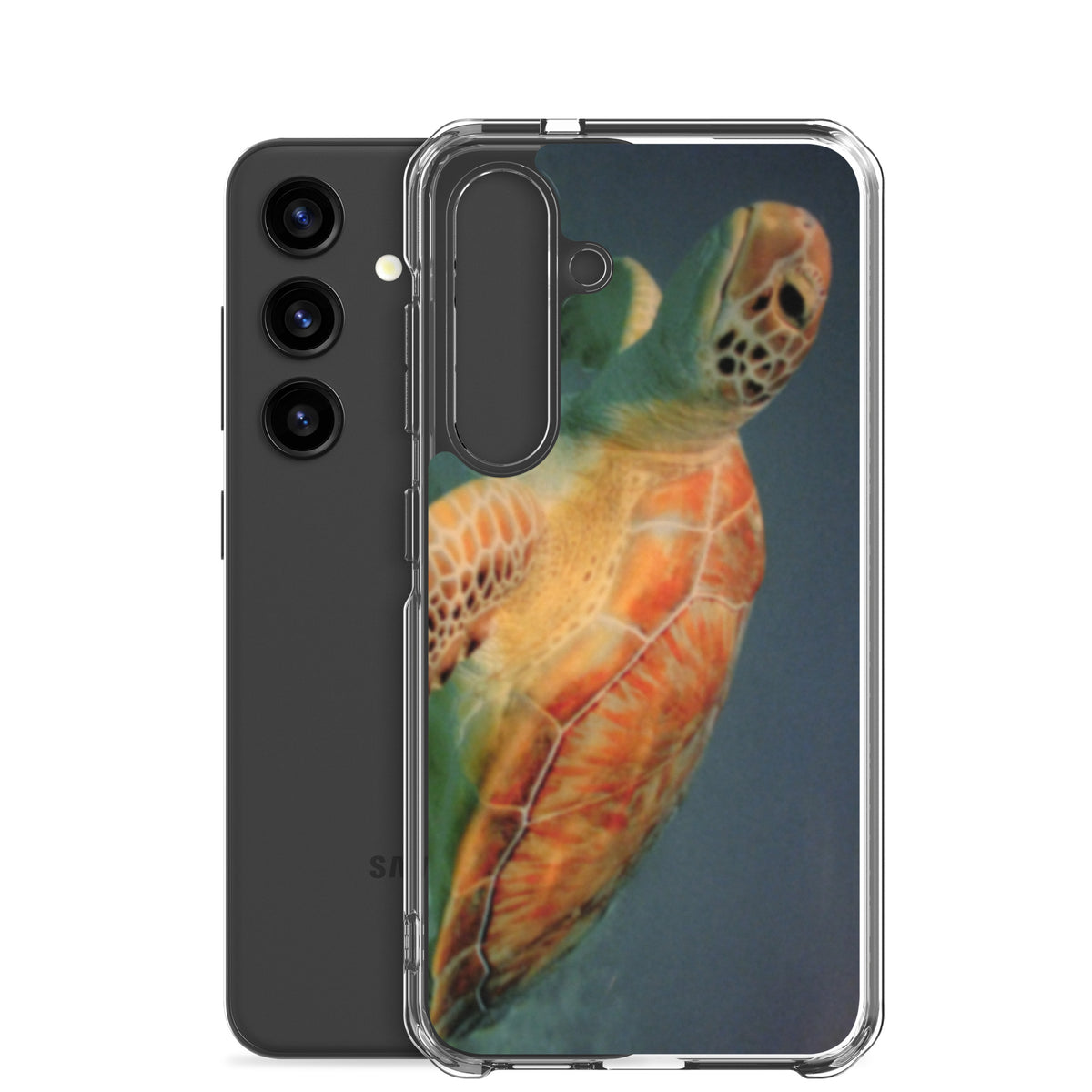 Sea Turtle Clear Case for Samsung® Galaxy S24, S24 Plus and S24 Ultra - Snugoma