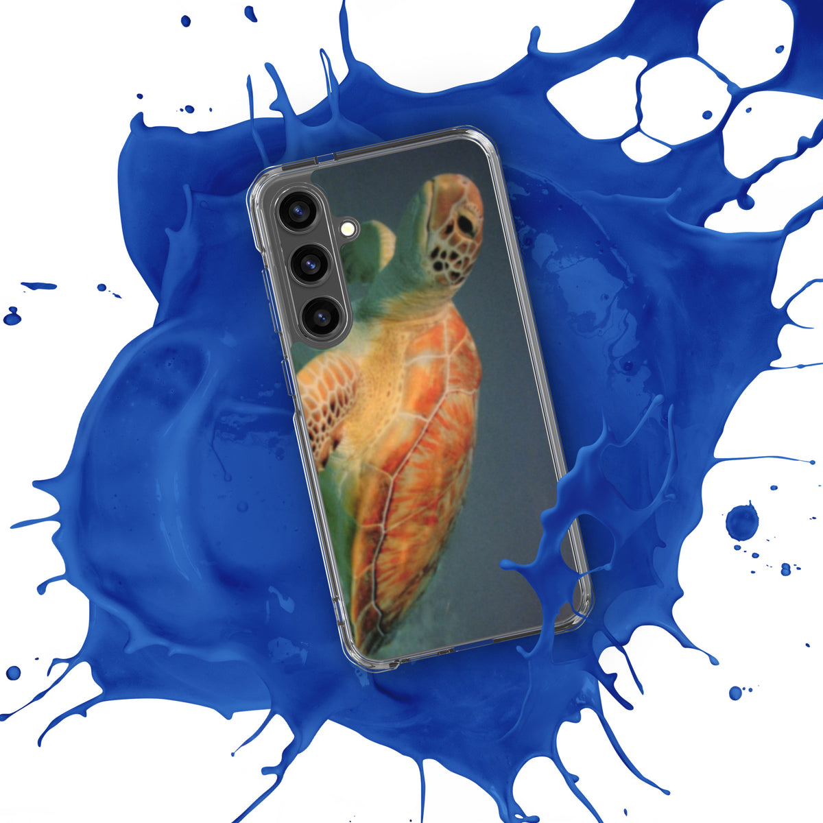 Sea Turtle Clear Case for Samsung® Galaxy S24, S24 Plus and S24 Ultra - Snugoma