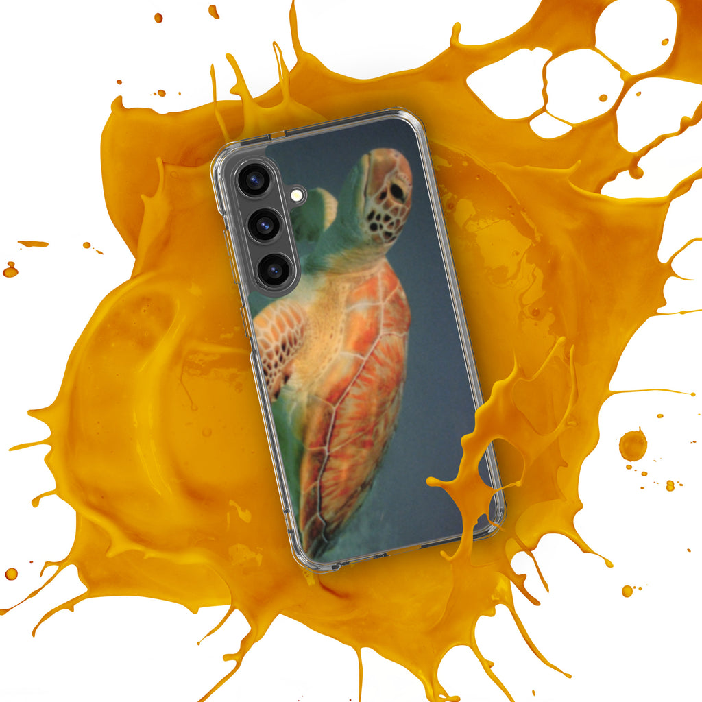 Sea Turtle Clear Case for Samsung® Galaxy S24, S24 Plus and S24 Ultra - Snugoma