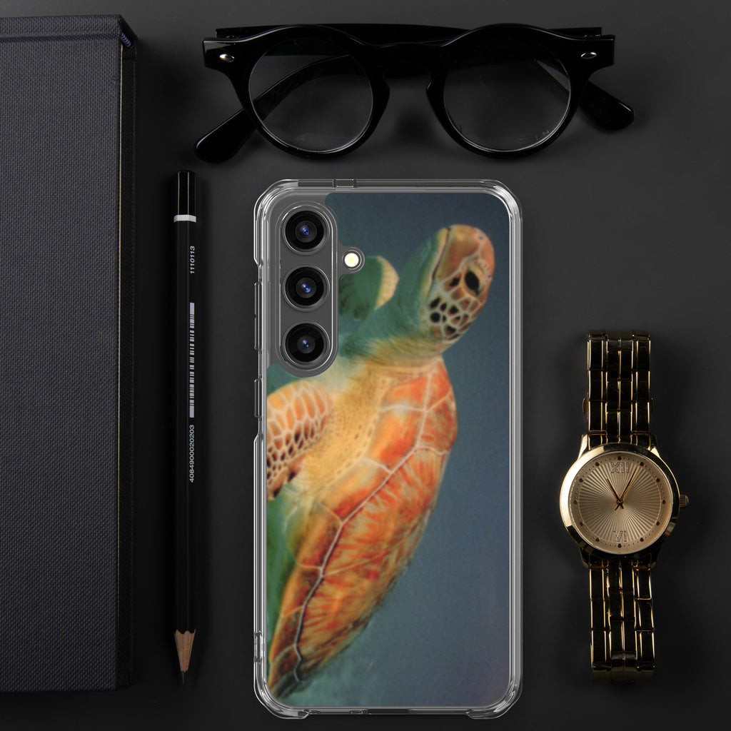 Sea Turtle Clear Case for Samsung® Galaxy S24, S24 Plus and S24 Ultra - Snugoma