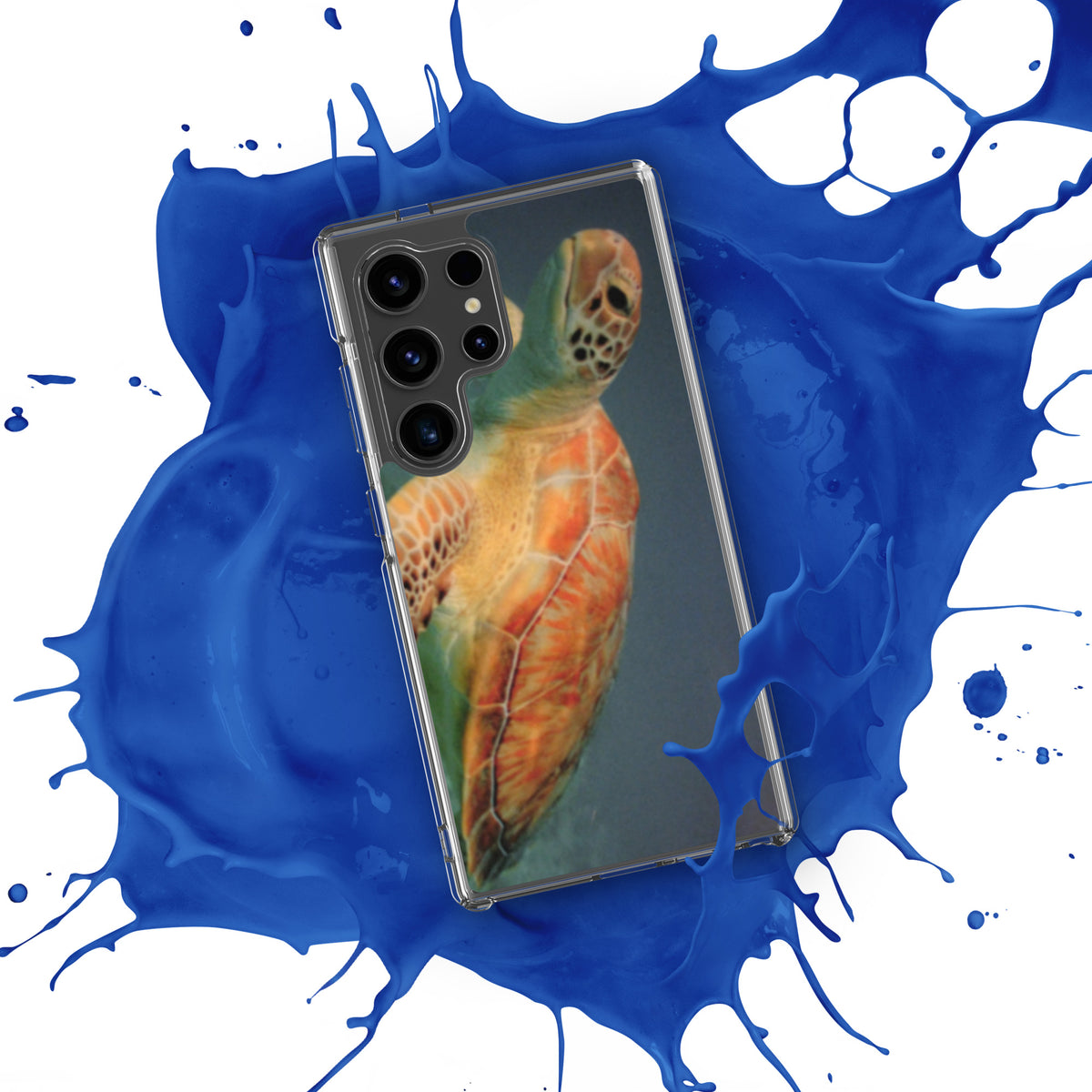 Sea Turtle Clear Case for Samsung® Galaxy S24, S24 Plus and S24 Ultra - Snugoma