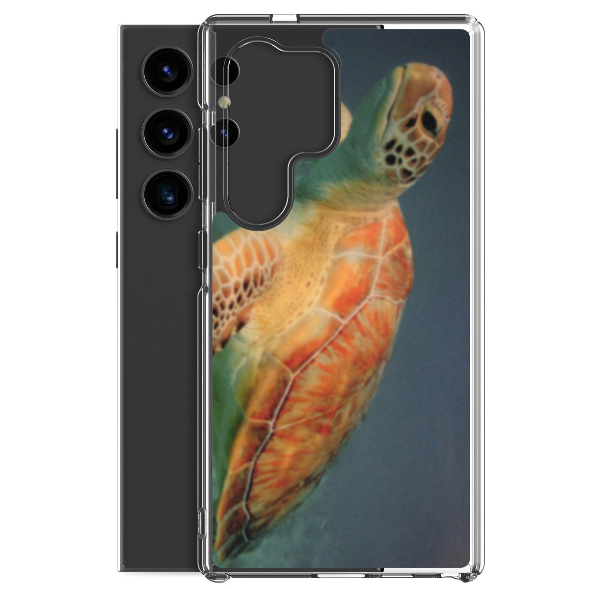 Sea Turtle Clear Case for Samsung® Galaxy S24, S24 Plus and S24 Ultra - Snugoma
