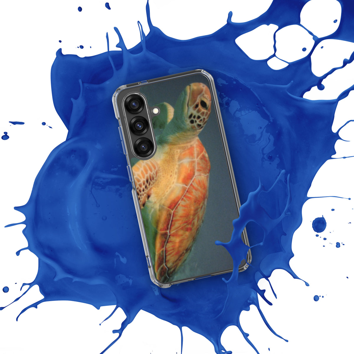 Sea Turtle Clear Case for Samsung® Galaxy S25, S25 Plus and S25 Ultra - Snugoma