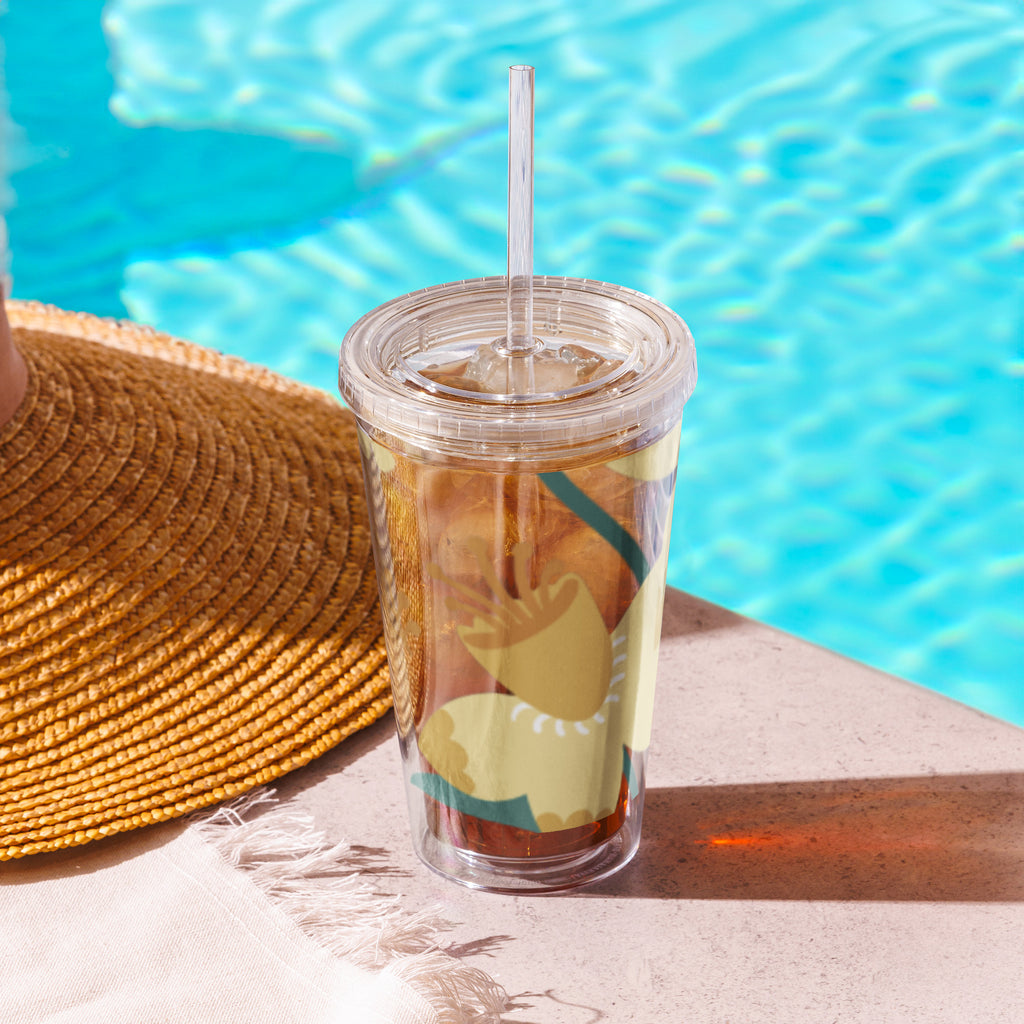 Clear Plastic Tumbler - Snugoma