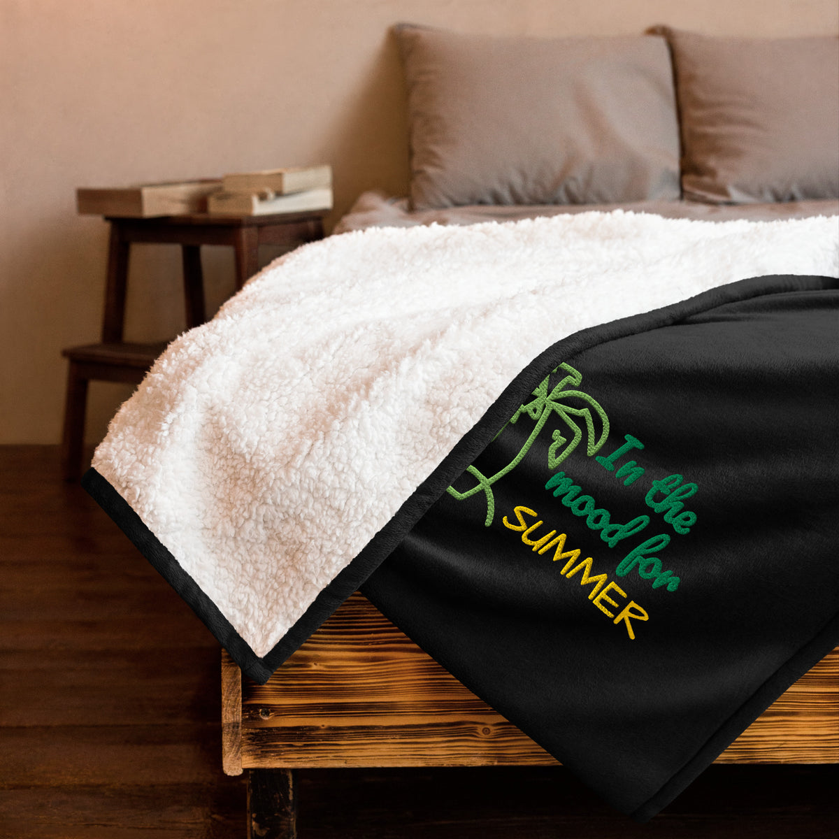 In the Mood for Summer Premium Sherpa Blanket - Snugoma