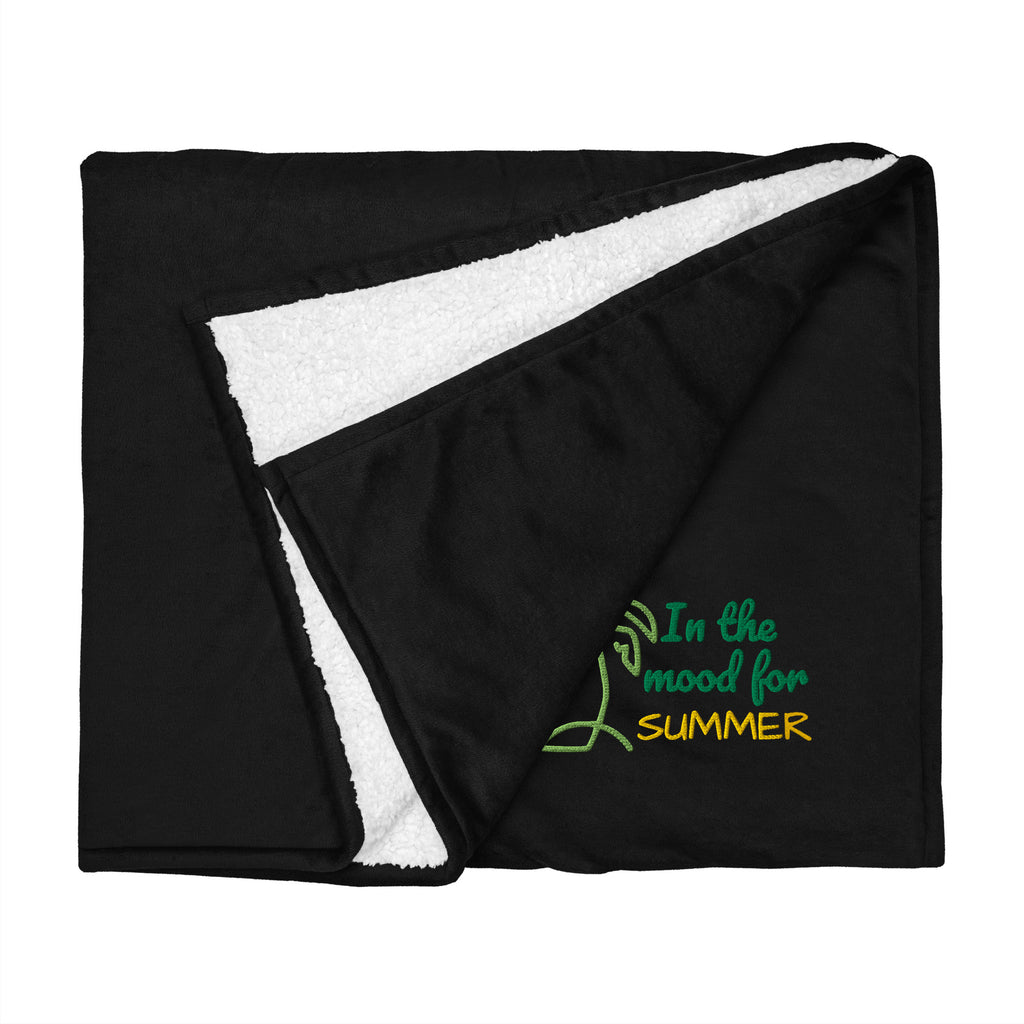 In the Mood for Summer Premium Sherpa Blanket - Snugoma