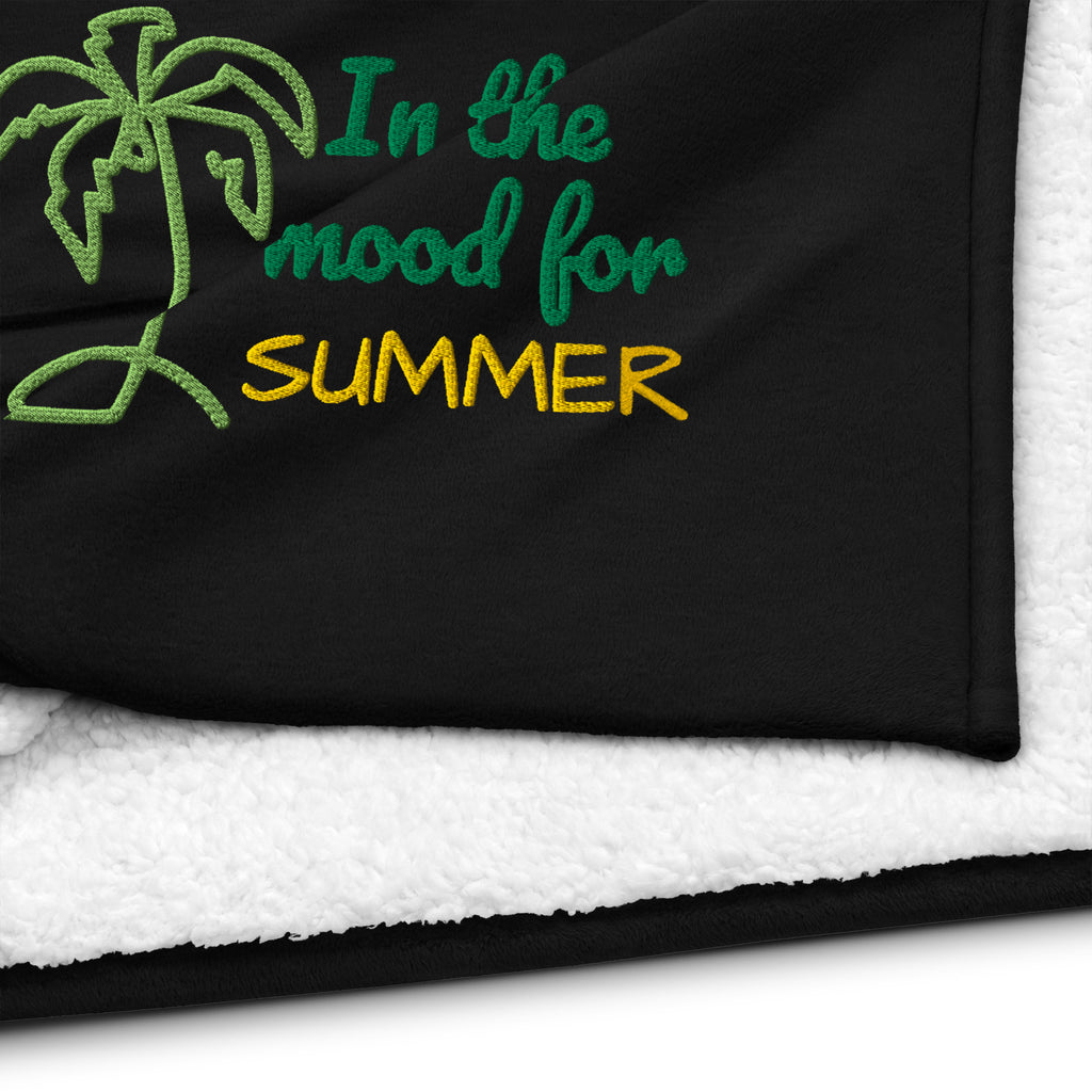 In the Mood for Summer Premium Sherpa Blanket - Snugoma