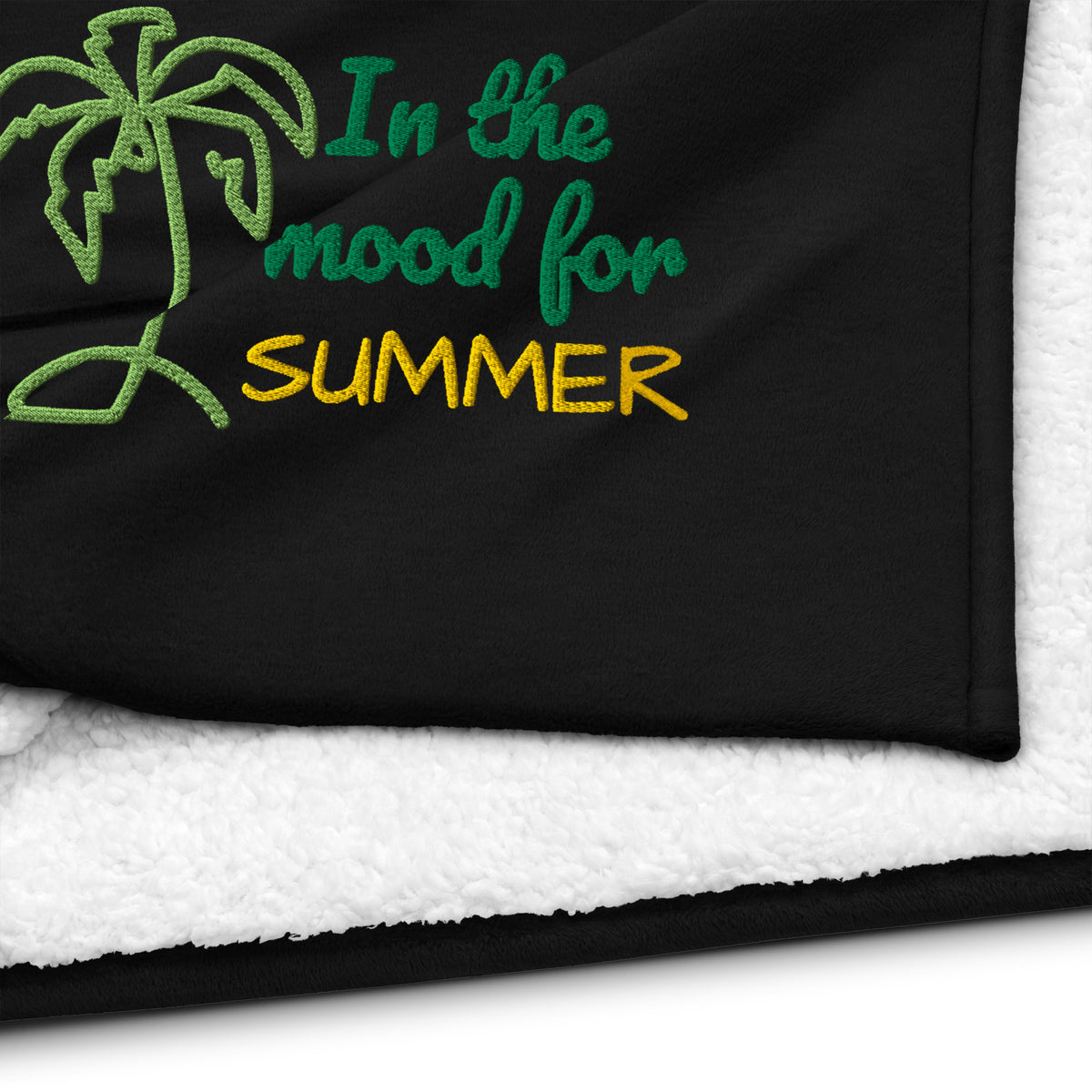 In the Mood for Summer Premium Sherpa Blanket - Snugoma