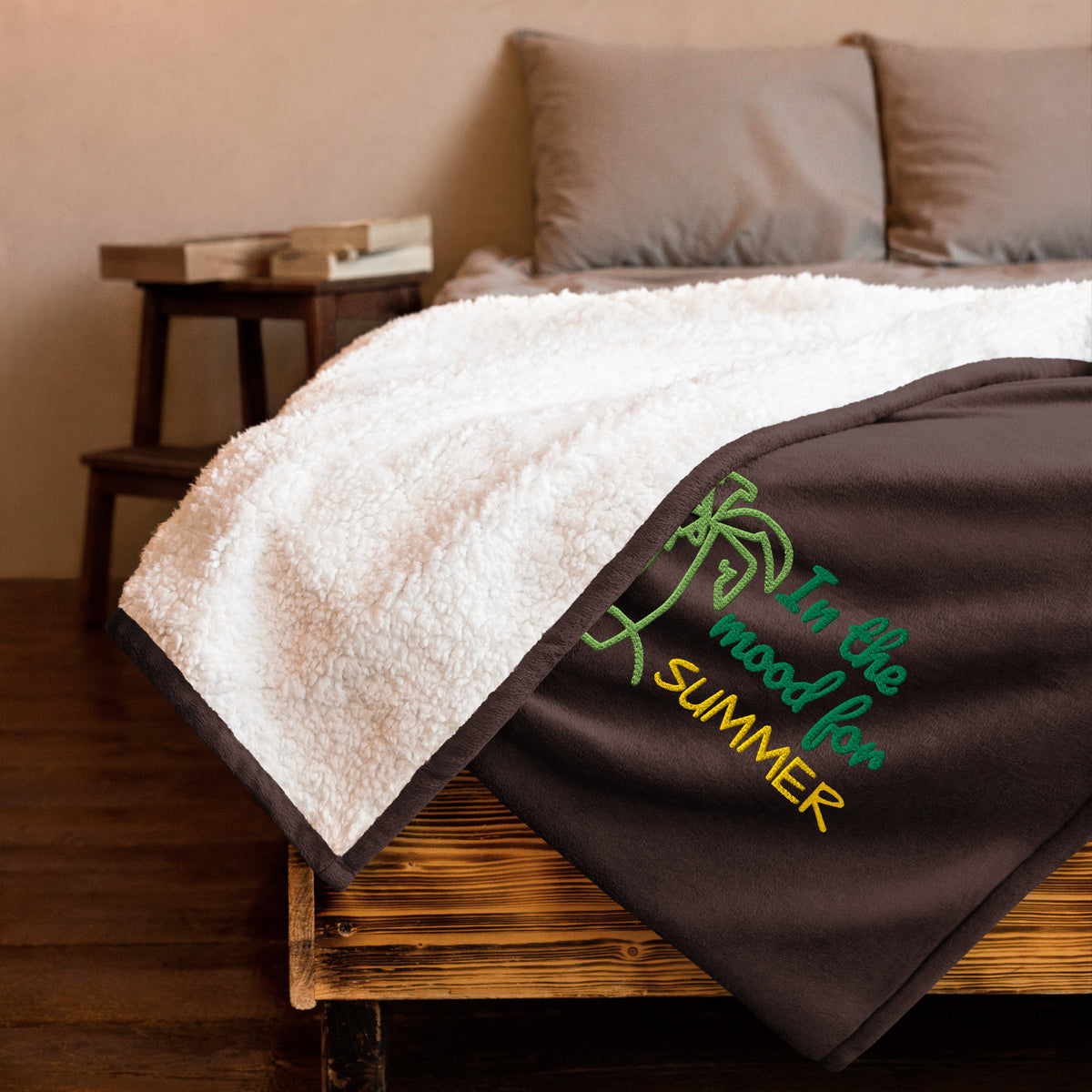 In the Mood for Summer Premium Sherpa Blanket - Snugoma