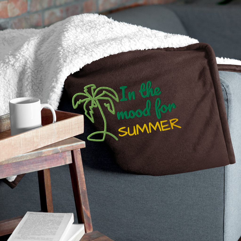 In the Mood for Summer Premium Sherpa Blanket - Snugoma