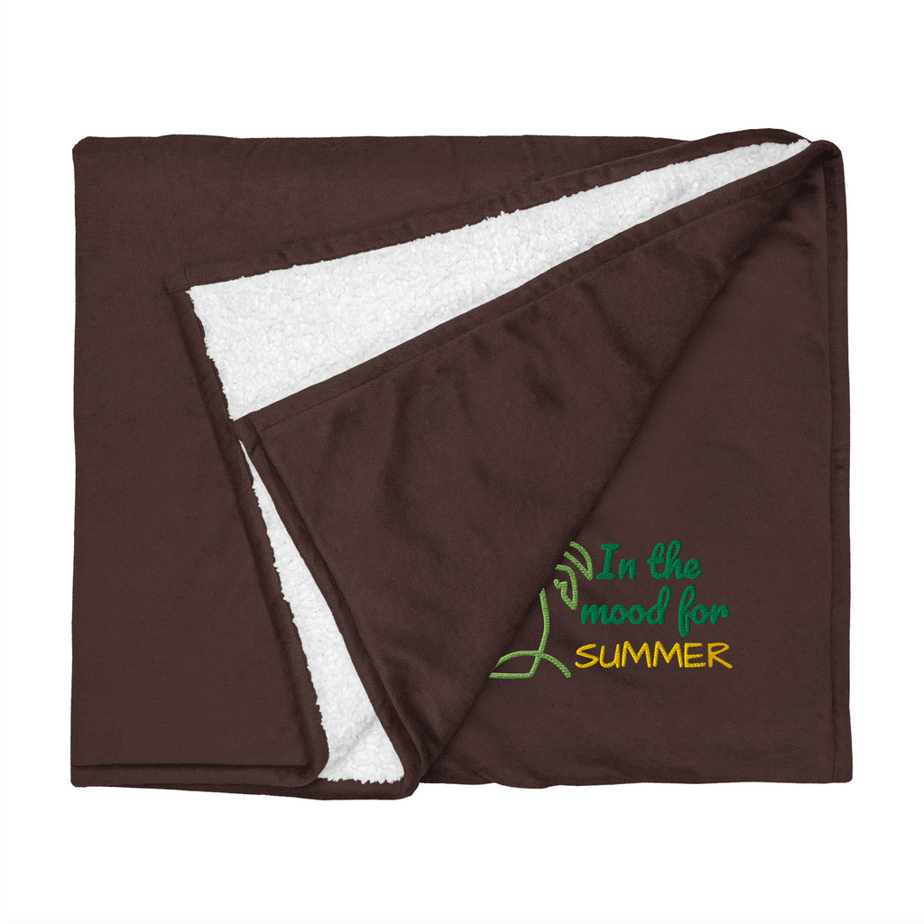 In the Mood for Summer Premium Sherpa Blanket - Snugoma