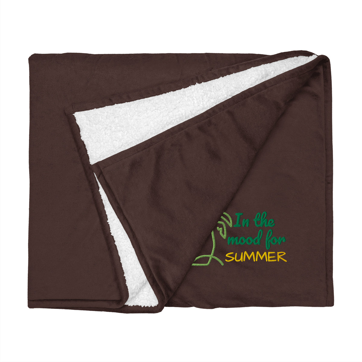 In the Mood for Summer Premium Sherpa Blanket - Snugoma