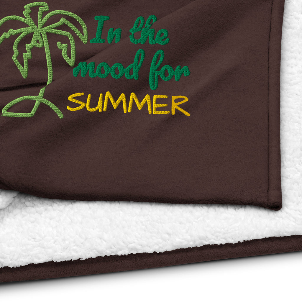 In the Mood for Summer Premium Sherpa Blanket - Snugoma