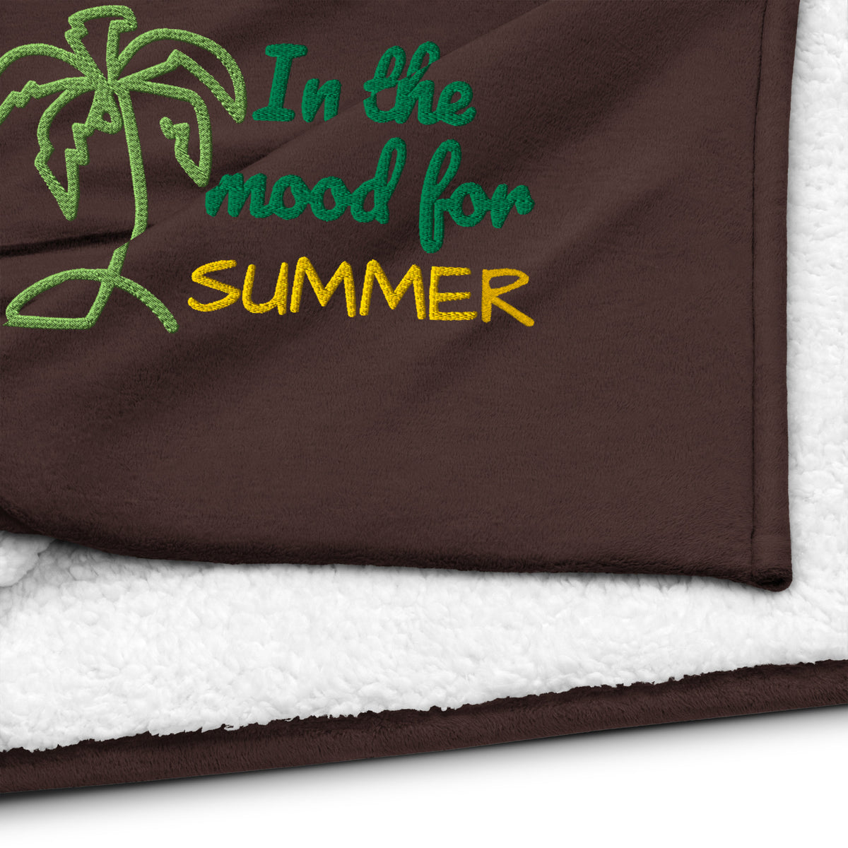 In the Mood for Summer Premium Sherpa Blanket - Snugoma