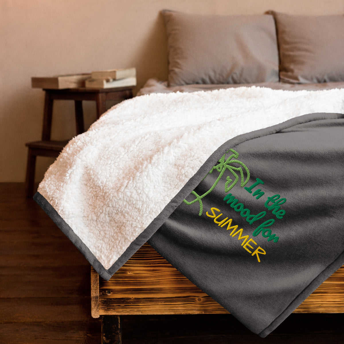 In the Mood for Summer Premium Sherpa Blanket - Snugoma