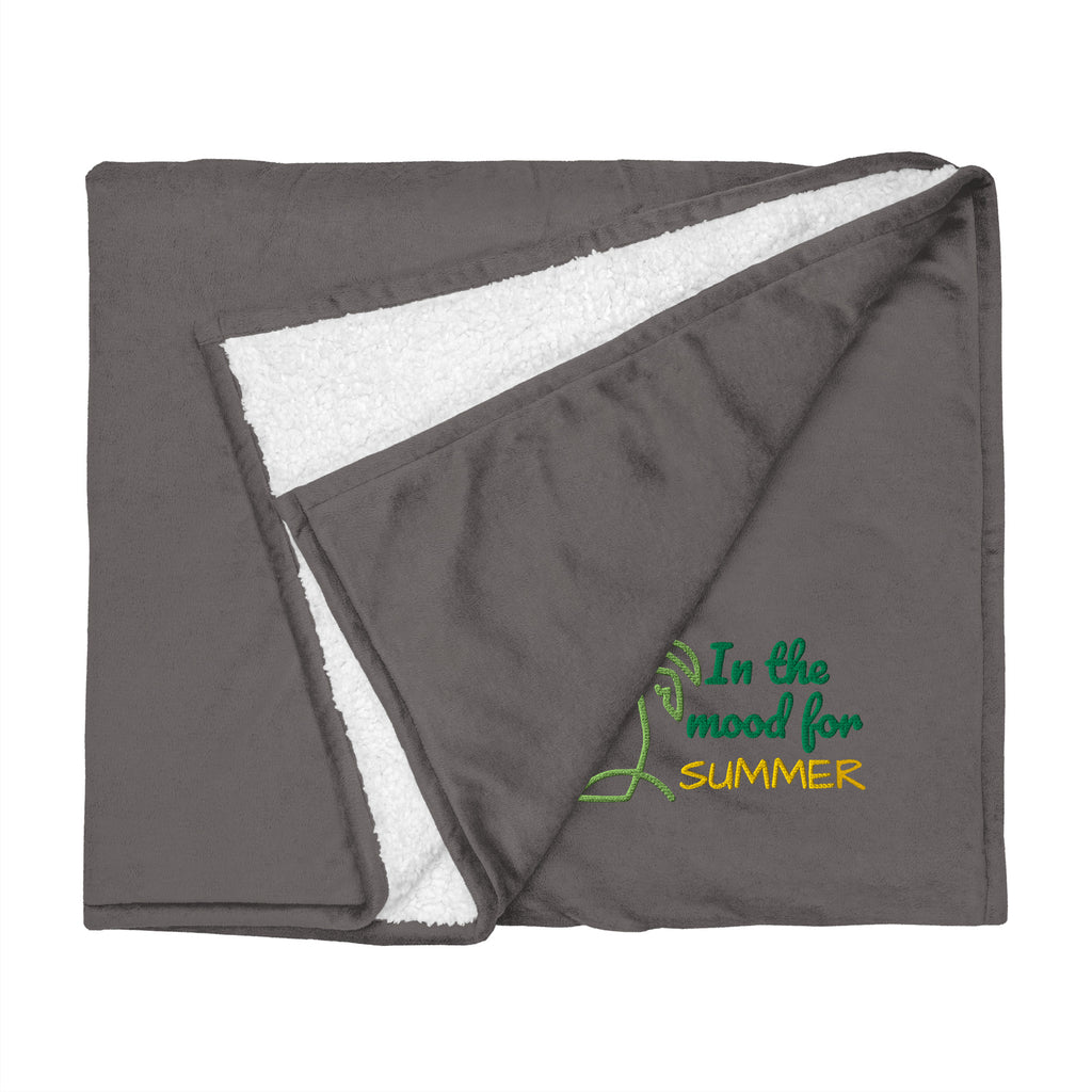In the Mood for Summer Premium Sherpa Blanket - Snugoma