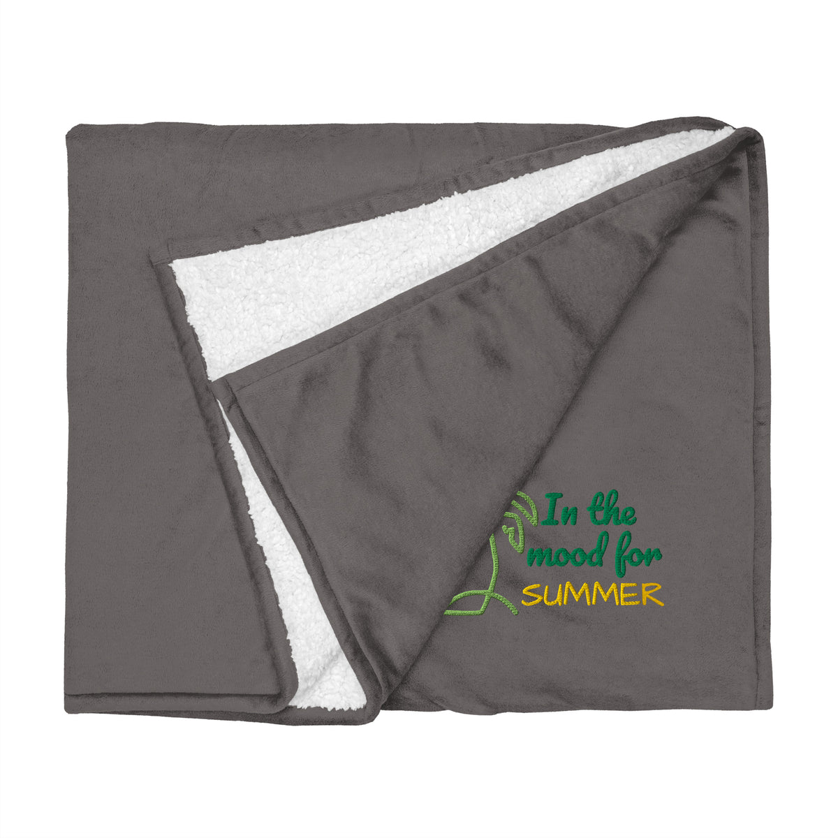 In the Mood for Summer Premium Sherpa Blanket - Snugoma