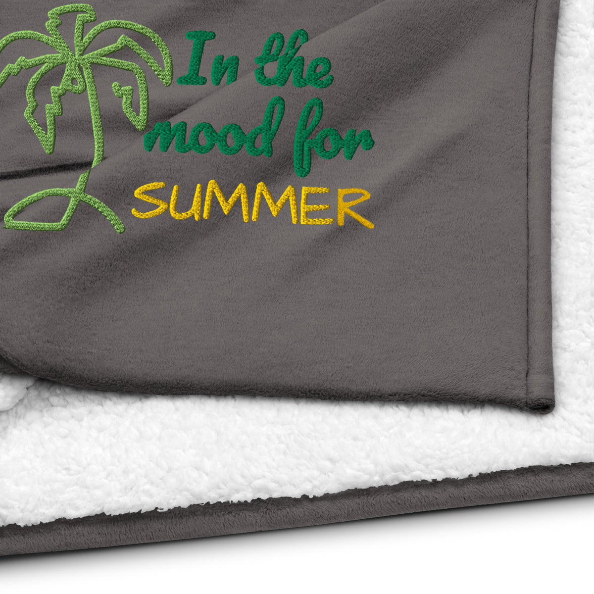 In the Mood for Summer Premium Sherpa Blanket - Snugoma