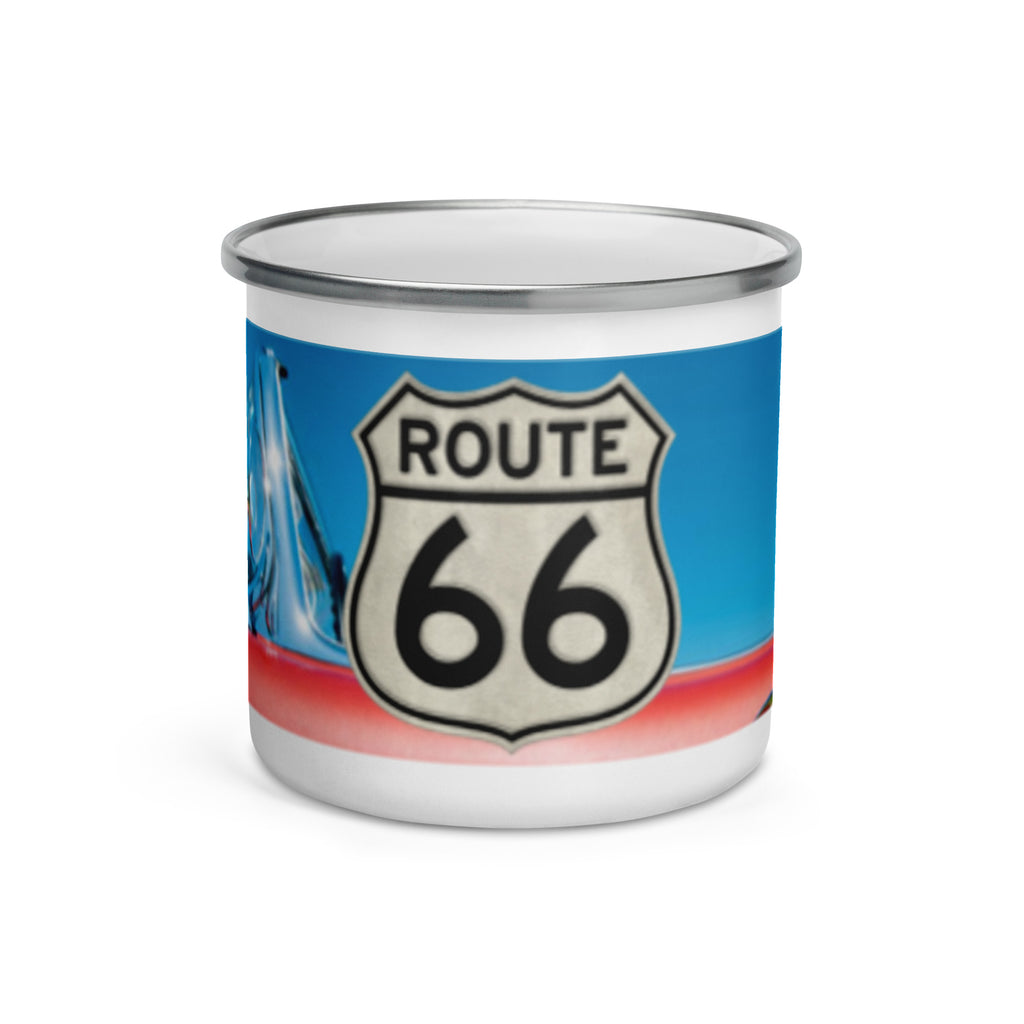 Route 66 Enamel Mug - Snugoma