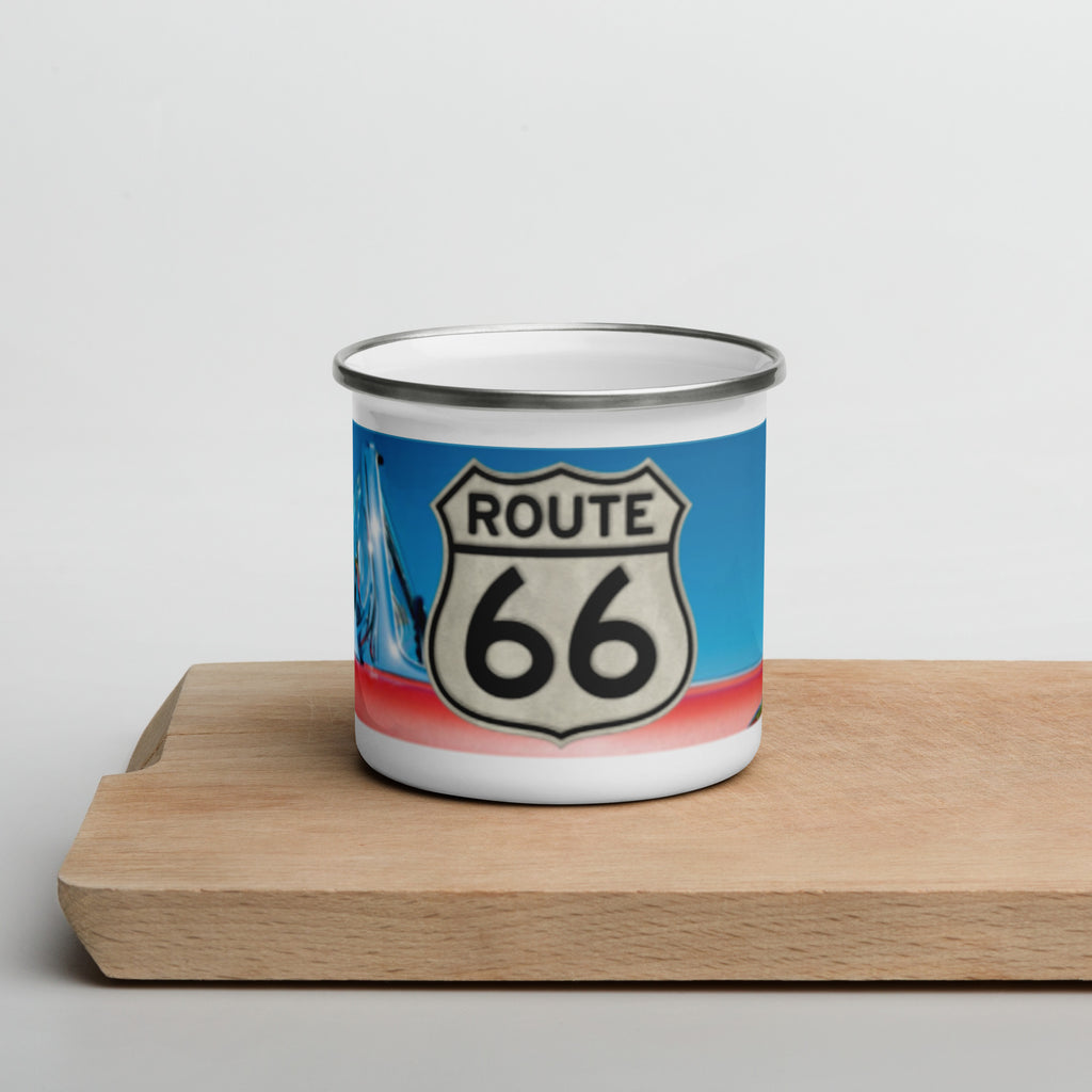 Route 66 Enamel Mug - Snugoma
