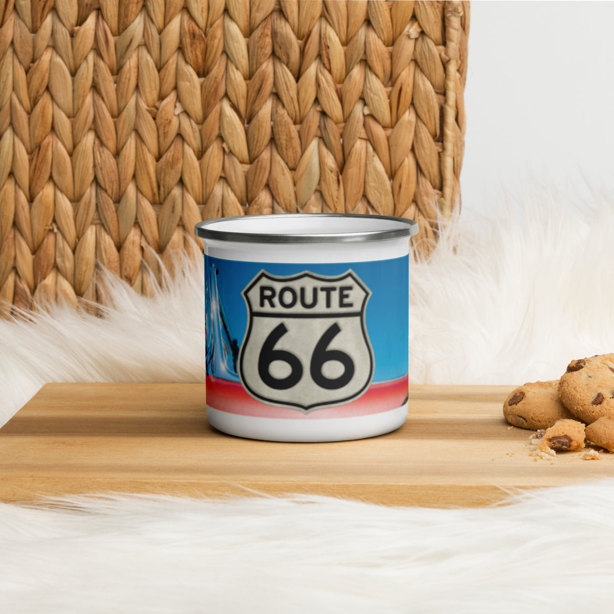 Route 66 Enamel Mug - Snugoma