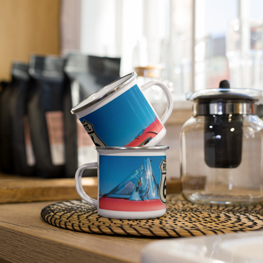 Route 66 Enamel Mug - Snugoma