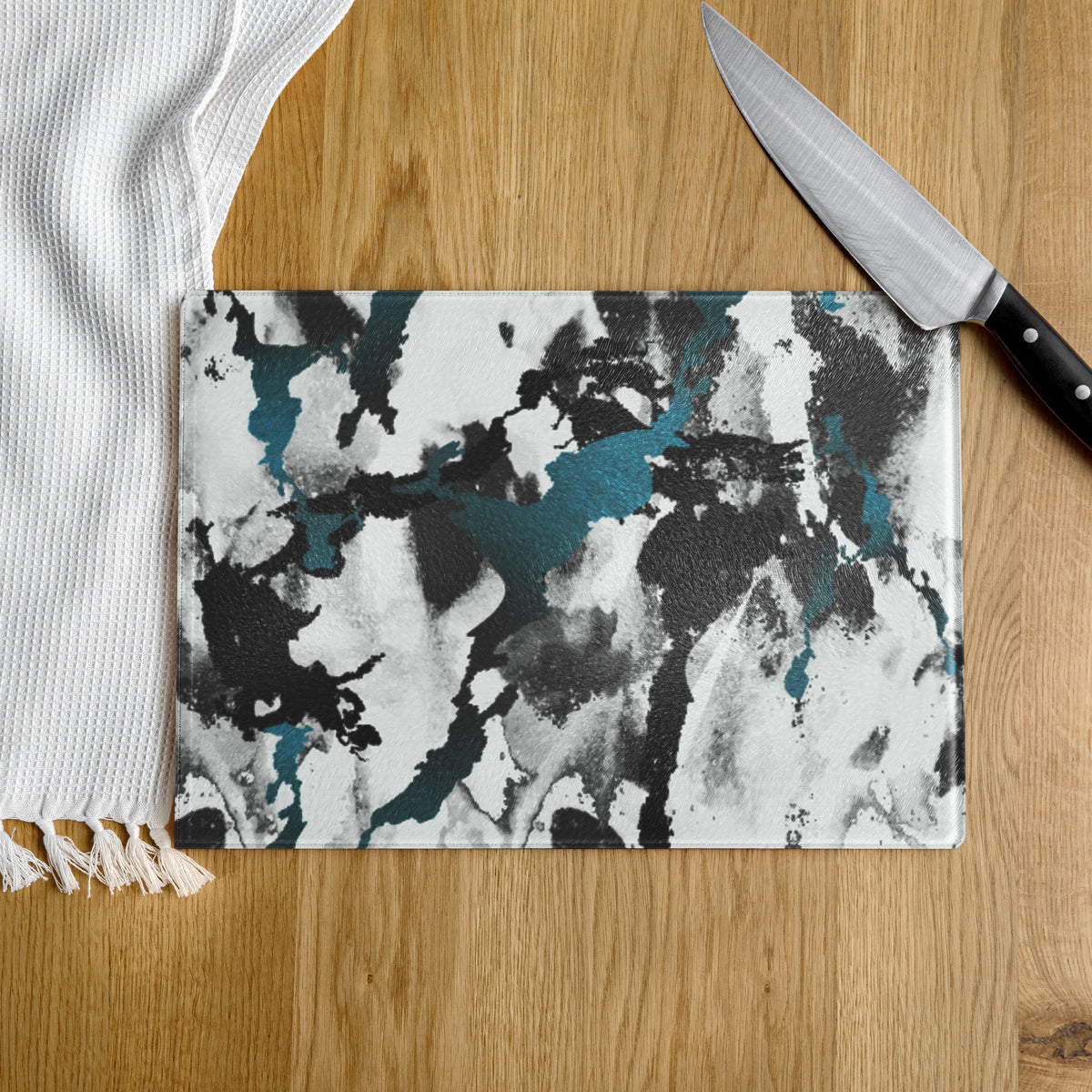 Marble Glass Cutting Board - Snugoma