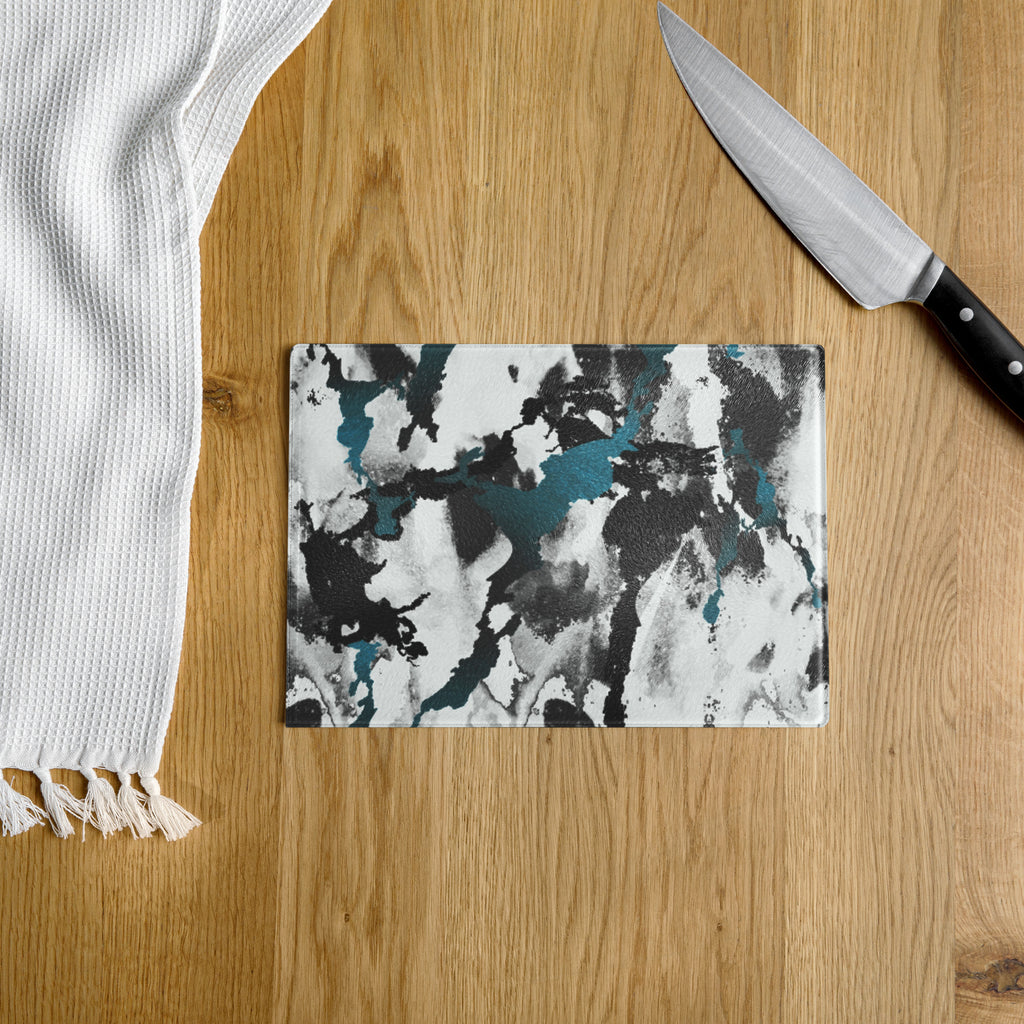 Marble Glass Cutting Board - Snugoma