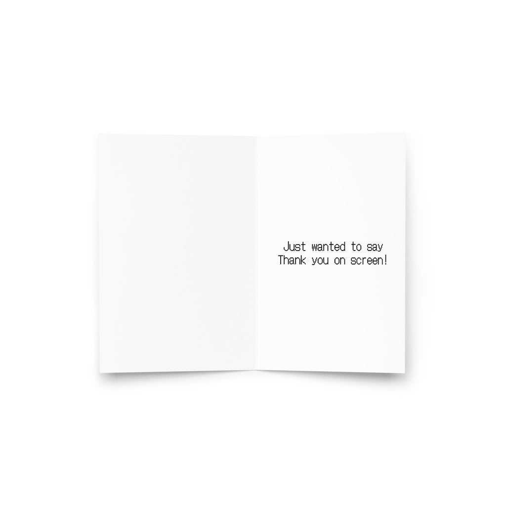 Thank You Greeting Card - Snugoma