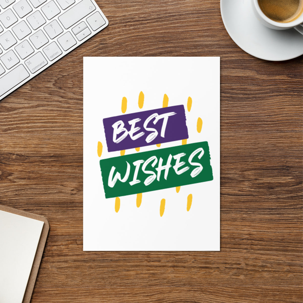 Best Wishes Greeting Card - Snugoma