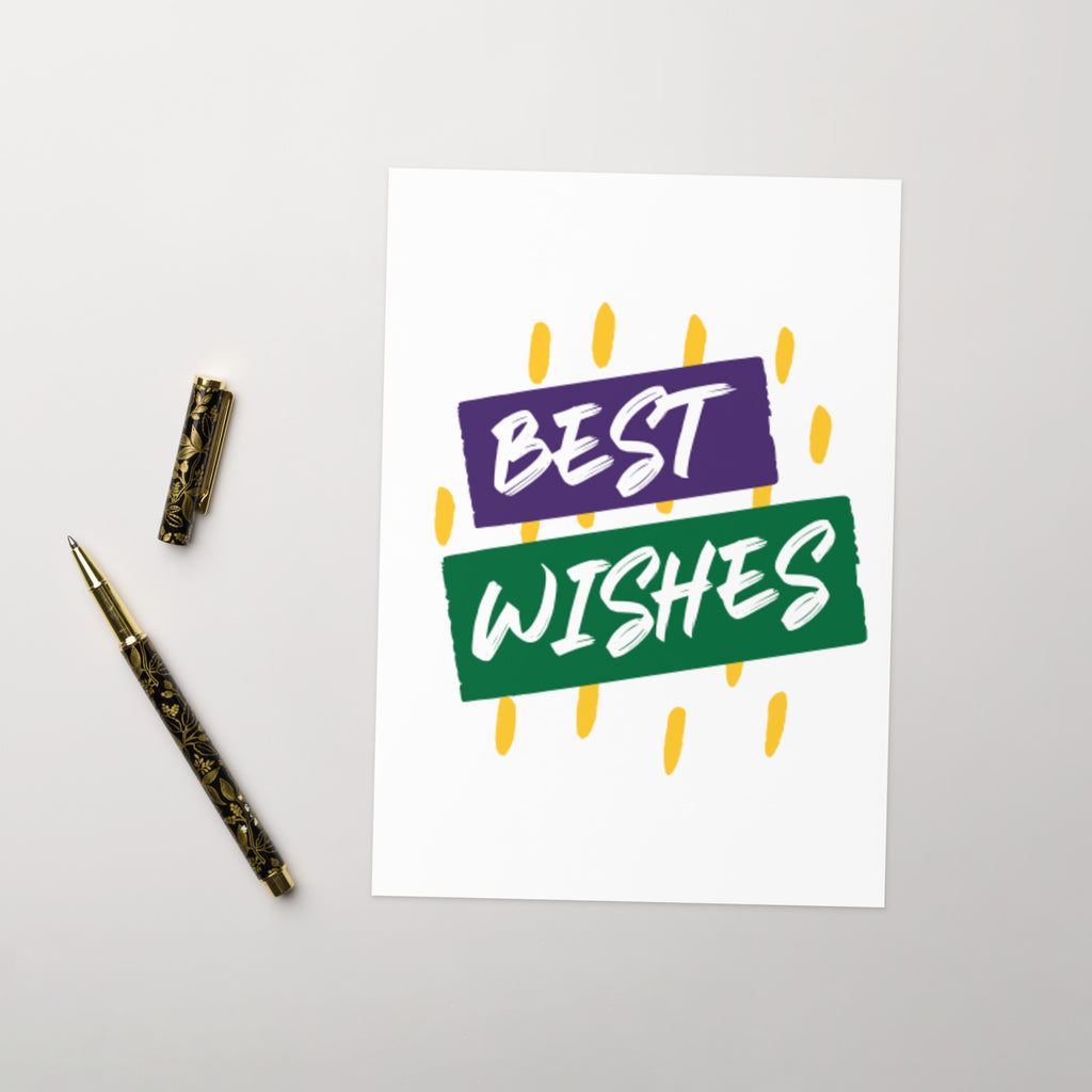 Best Wishes Greeting Card - Snugoma