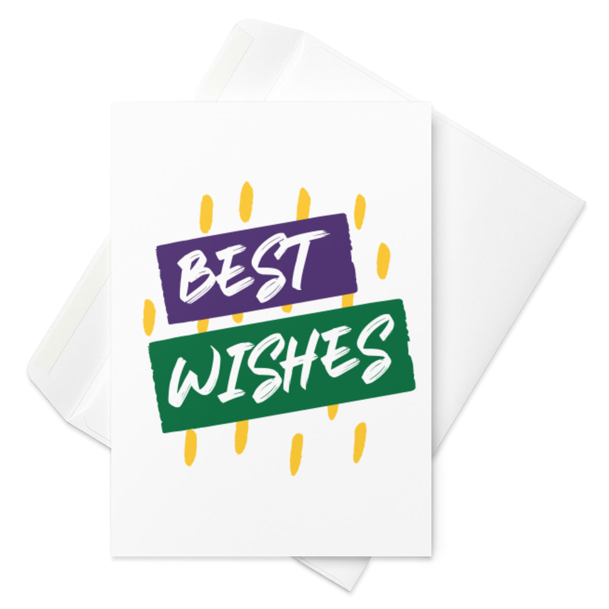 Best Wishes Greeting Card - Snugoma