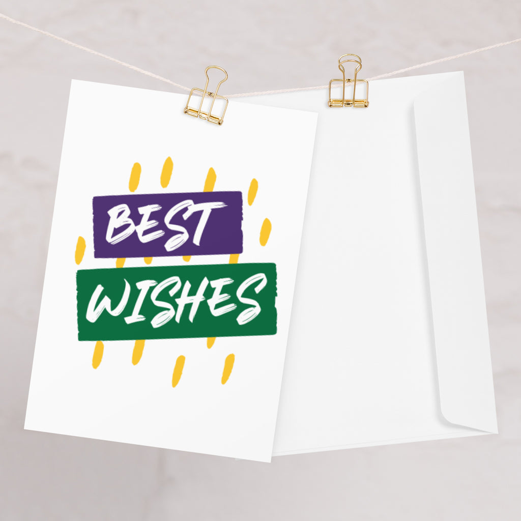 Best Wishes Greeting Card - Snugoma