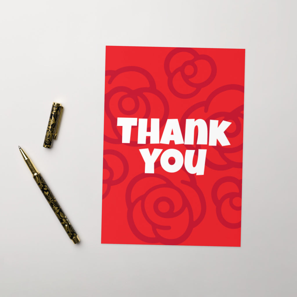 Thank You Greeting Card - Snugoma