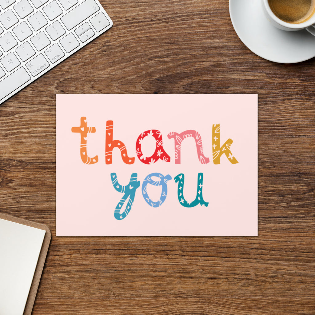 Thank You Greeting Card - Snugoma