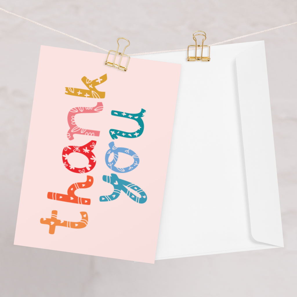 Thank You Greeting Card - Snugoma