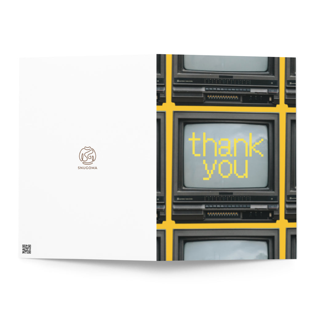 Thank You Greeting Card - Snugoma