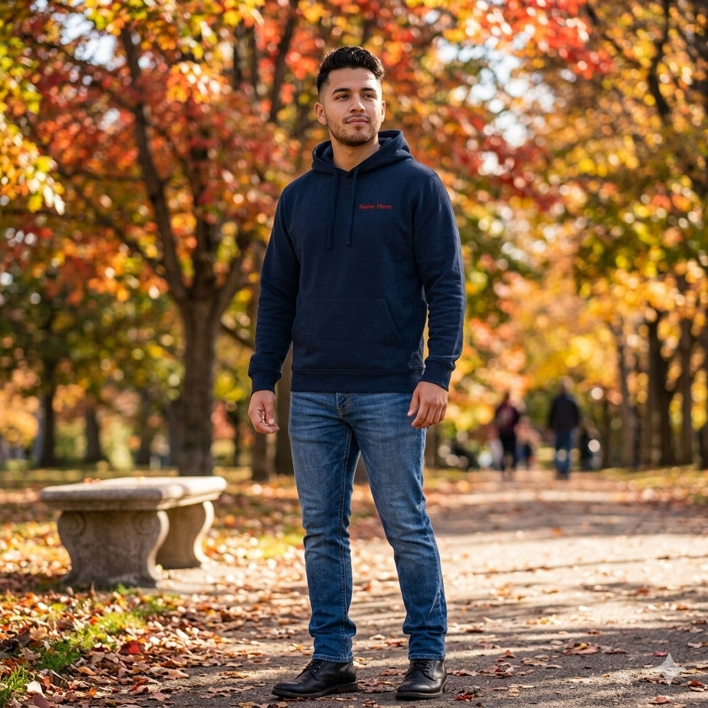 Personalized Unisex Organic Side Pocket Hoodie