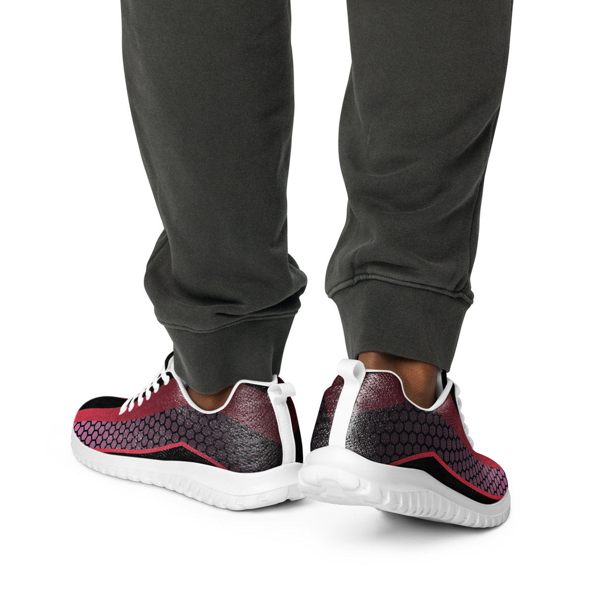 Men’s Red/Black Athletic Shoes - Snugoma